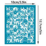 Globleland Silk Screen Printing Stencil, for Painting on Wood, DIY Decoration T-Shirt Fabric, Dog Pattern, 100x127mm