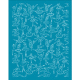 Globleland Silk Screen Printing Stencil, for Painting on Wood, DIY Decoration T-Shirt Fabric, Dancer Pattern, 100x127mm