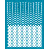 Globleland Silk Screen Printing Stencil, for Painting on Wood, DIY Decoration T-Shirt Fabric, Hive Pattern, 100x127mm