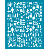 Globleland Silk Screen Printing Stencil, for Painting on Wood, DIY Decoration T-Shirt Fabric, Egypt Theme Pattern, 100x127mm