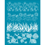 Globleland Silk Screen Printing Stencil, for Painting on Wood, DIY Decoration T-Shirt Fabric, Plants Pattern, 100x127mm