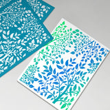 Globleland Silk Screen Printing Stencil, for Painting on Wood, DIY Decoration T-Shirt Fabric, Branch Pattern, 100x127mm