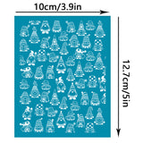 Globleland Silk Screen Printing Stencil, for Painting on Wood, DIY Decoration T-Shirt Fabric, Gnome Pattern, 100x127mm