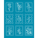 Globleland Silk Screen Printing Stencil, for Painting on Wood, DIY Decoration T-Shirt Fabric, Postcard Pattern, 100x127mm