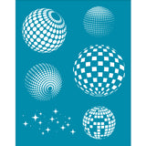 Globleland Silk Screen Printing Stencil, for Painting on Wood, DIY Decoration T-Shirt Fabric, Planet Pattern, 100x127mm