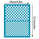 Globleland Silk Screen Printing Stencil, for Painting on Wood, DIY Decoration T-Shirt Fabric, Tartan Pattern, 100x127mm