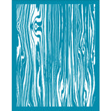 Globleland Silk Screen Printing Stencil, for Painting on Wood, DIY Decoration T-Shirt Fabric, Wood Grain Pattern, 100x127mm