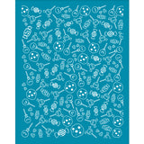 Globleland Silk Screen Printing Stencil, for Painting on Wood, DIY Decoration T-Shirt Fabric, Candy Pattern, 12.7x10cm