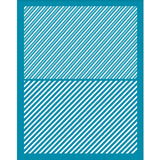 Globleland Silk Screen Printing Stencil, for Painting on Wood, DIY Decoration T-Shirt Fabric, Stripe Pattern, 100x127mm