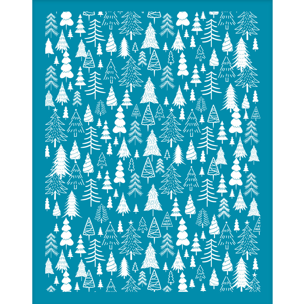 Globleland Silk Screen Printing Stencil, for Painting on Wood, DIY Decoration T-Shirt Fabric, Christmas Tree Pattern, 100x127mm