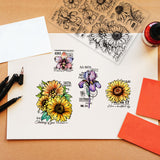 Sunflower Film Frame PVC Stamps