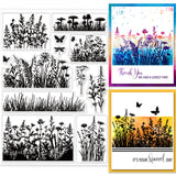 Flower Film Frame PVC Stamps