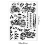 Motorbike Film Frame PVC Stamps