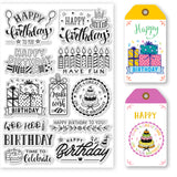 Word Film Frame PVC Stamps