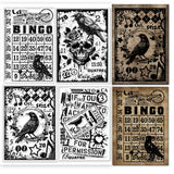 Raven Film Frame PVC Stamps