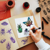 Insects Film Frame PVC Stamps