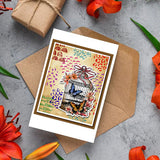 Globleland PVC Plastic Stamps, for DIY Scrapbooking, Photo Album Decorative, Cards Making, Stamp Sheets, Film Frame, Mixed Shapes, 15x15cm