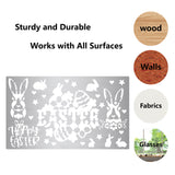 Globleland Stainless Steel Cutting Dies Stencils, for DIY Scrapbooking/Photo Album, Decorative Embossing DIY Paper Card, Matte Stainless Steel Color, Easter Theme Pattern, 9x15x0.05cm