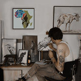 Globleland PET Hollow Out Drawing Painting Stencils, for DIY Scrapbook, Photo Album, Women Pattern, 30x30cm