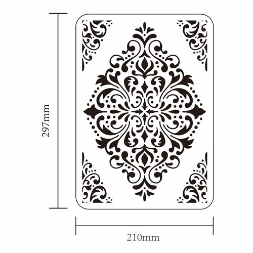 Globleland Plastic Drawing Painting Stencils Templates, for Painting o