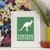 Globleland PET Hollow Out Drawing Painting Stencils, for DIY Scrapbook, Photo Album, Kangaroo Pattern, 300x300mm