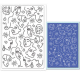 Globleland Custom PVC Plastic Clear Stamps, for DIY Scrapbooking, Photo Album Decorative, Cards Making, Body, 160x110x3mm
