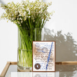 Globleland Custom PVC Plastic Clear Stamps, for DIY Scrapbooking, Photo Album Decorative, Cards Making, Word, 160x110x3mm