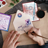 Globleland Custom PVC Plastic Clear Stamps, for DIY Scrapbooking, Photo Album Decorative, Cards Making, Word, 160x110x3mm