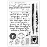 Globleland Custom PVC Plastic Clear Stamps, for DIY Scrapbooking, Photo Album Decorative, Cards Making, Word, 160x110x3mm