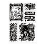 Globleland Custom PVC Plastic Clear Stamps, for DIY Scrapbooking, Photo Album Decorative, Cards Making, Other Plants, 160x110x3mm