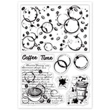 Coffee Bean Clear Stamps