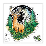 Deer PVC Sakura Stamp