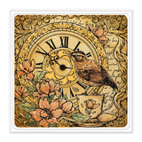 Clock PVC Sakura Stamp