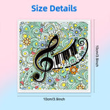 Musical Note PVC Sakura Stamp