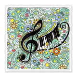 Musical Note PVC Sakura Stamp