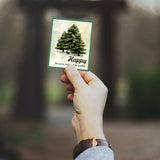 Pine Tree PVC Stamp, 4Pcs/Set