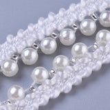 Plastic Imitation Pearl Beads Ribbon