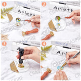 4 Pieces Wax Stamp Silicone Mat