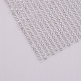 40 pc Plastic Elasticity Rhinestone Net, DIY Accessories, Festival Decoration Accessories, White, 183x122x2.5mm