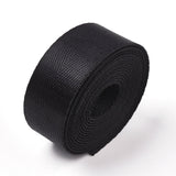 1 Roll Polyamide Elasticity Ribbons, for Sewing Craft, Black, 5/8 inch(16mm), 100m/roll