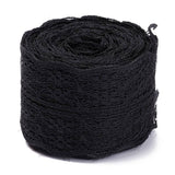 5 Roll Polyester Lace Trim, Lace Ribbon For Sewing Decoration, Black, 45mm, about 1- 3/4 inch(45mm) wide, about 10.93 yards (10m)/roll