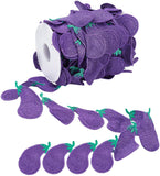 Lace Trim Ribbon, Eggplant Decorating Jacquard Ribbon 7.5 Yard ?¡§¡é1.7 Vegetable Style Polyester DIY Ribbon for Sewing, Craft Decoration