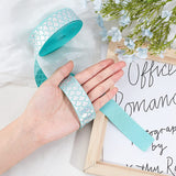 Polyester Grosgrain Glitter Ribbon