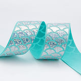 Polyester Grosgrain Glitter Ribbon