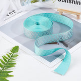 Polyester Grosgrain Glitter Ribbon