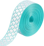 Polyester Grosgrain Glitter Ribbon