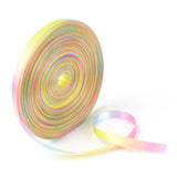 1 Roll Single Face Solid Color Satin Ribbon, for Wedding, Gift Wrapping, Bow Making, PeachPuff, 2/8 inch(6~7mm), about 100yards/roll(91.44m/roll)