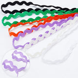 30M 6 Colors Wave Bending Fringe Trim