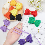 50M 10 Colors Wave Bending Fringe Trim