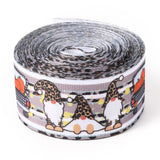 2 Roll Polyester Grosgrain Ribbon, Single Face Printed Pattern, for DIY Handmade Craft, Festival Party, Gift Decoration , Christmas Themed Pattern, 1-1/2 inch(38mm), 10 yards/roll(9.14m/roll)